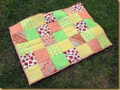 The Cute Watermelons Baby Quilt